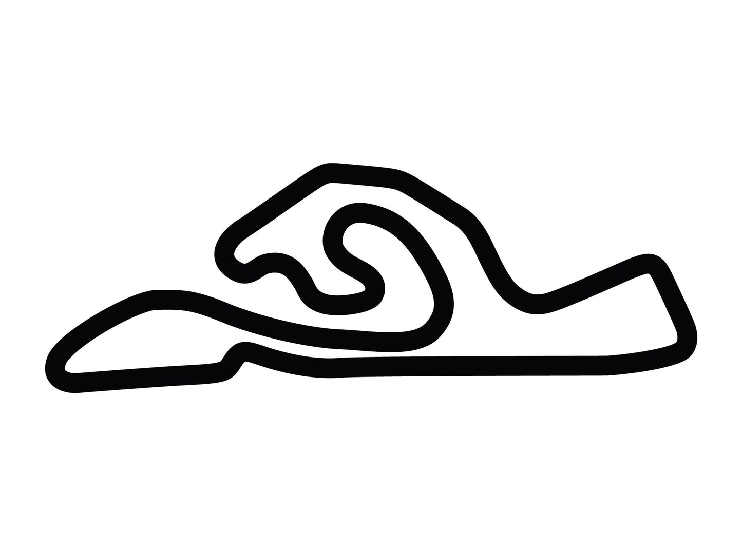 Apex Motor Club With Chicane Decal