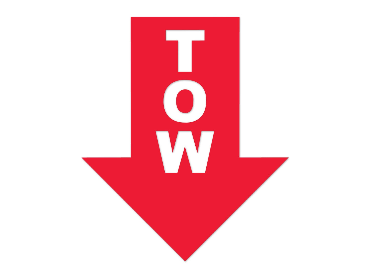 Tow Hook Decal