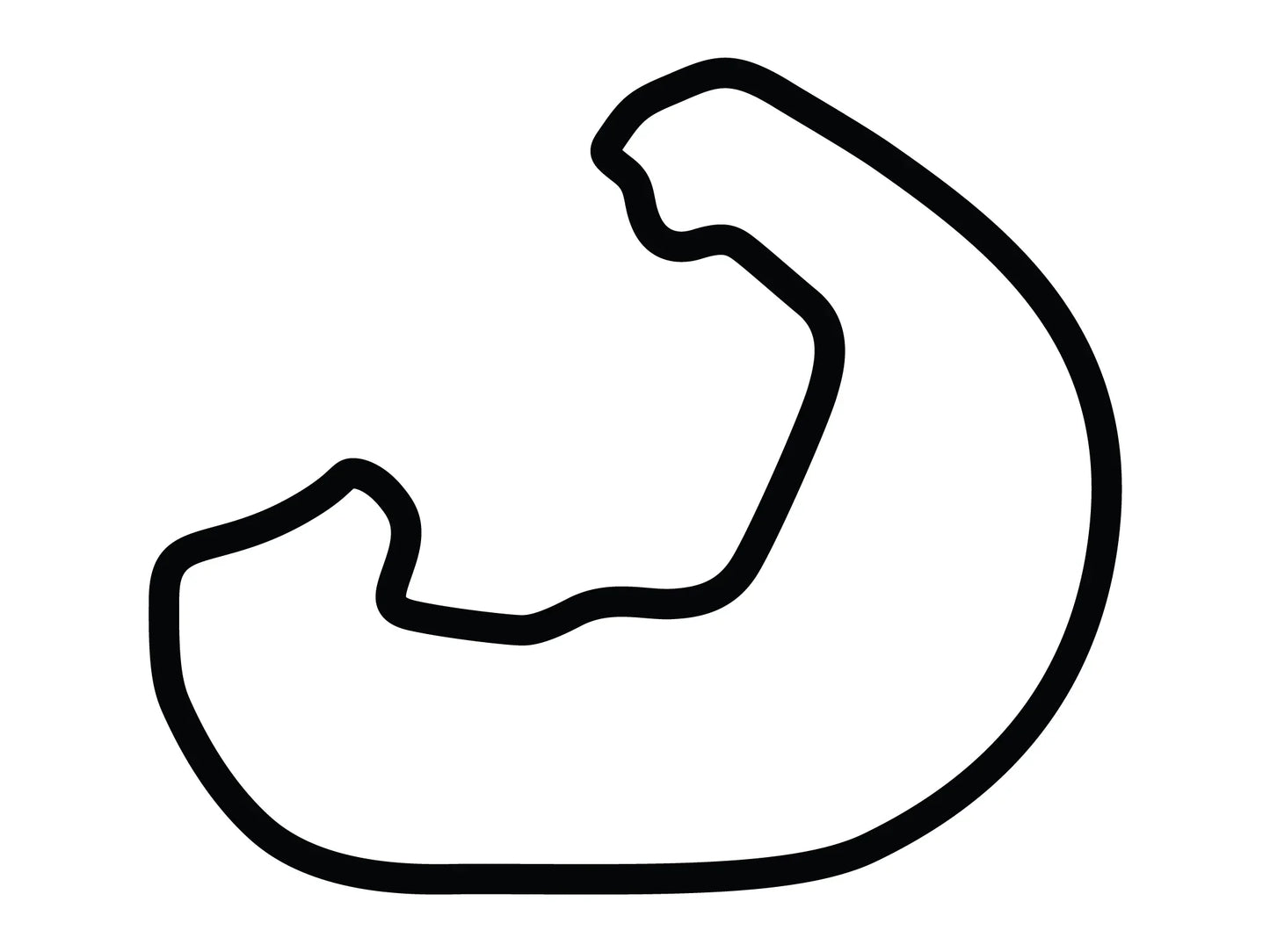 Pocono Int'l Raceway South Option 1 Course Decal