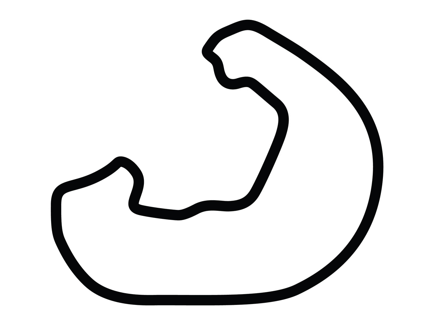Pocono Int'l Raceway South Option 1 Course Decal