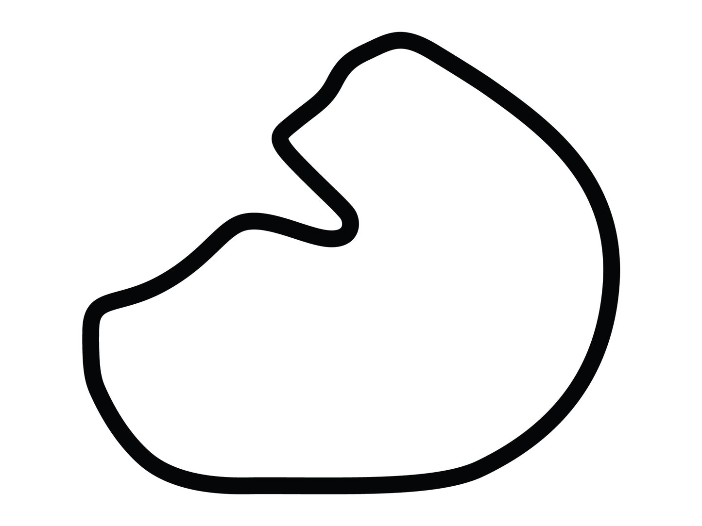 Pocono Int'l Raceway South Option 2 Course Decal