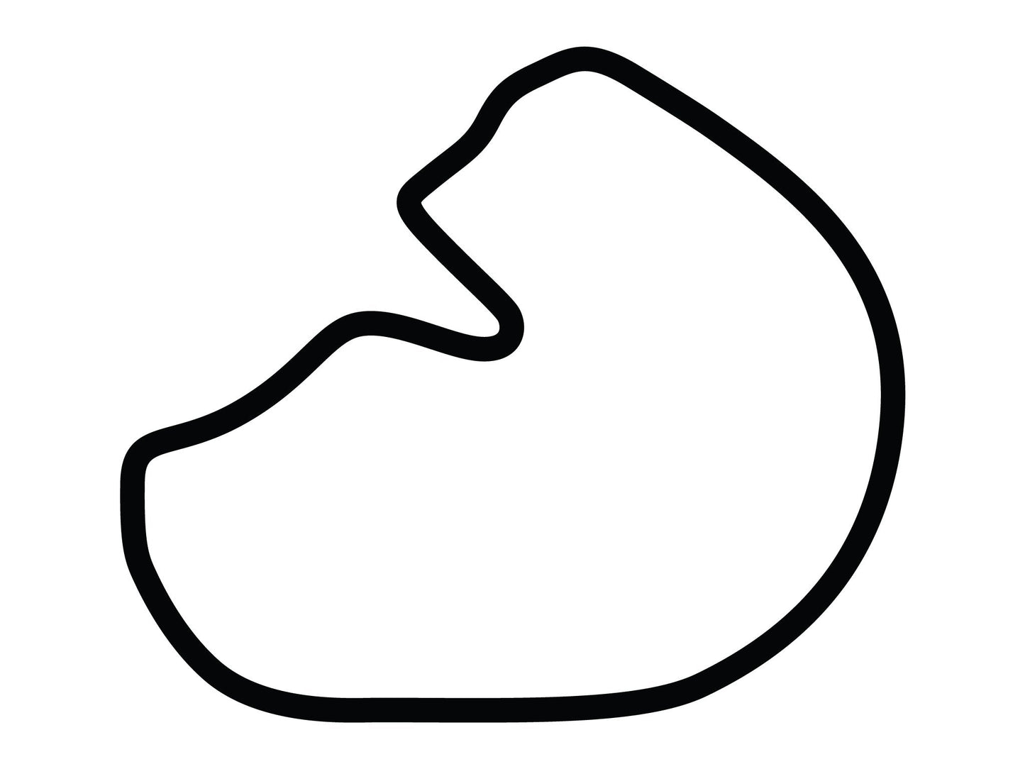 Pocono Int'l Raceway South Option 2 Course Decal