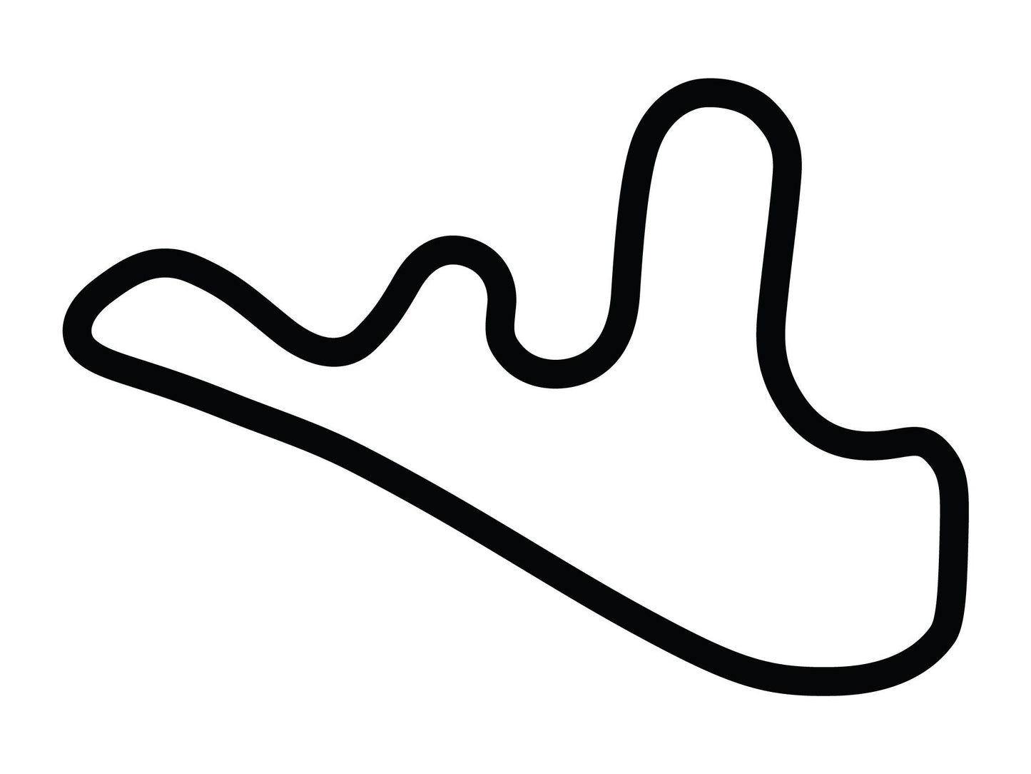 Thompson Motor Speedway Short Decal