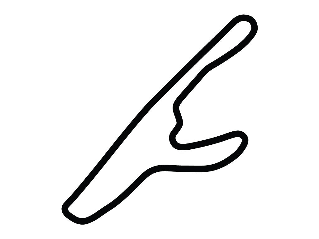 Virginia International Raceway South Course Decal