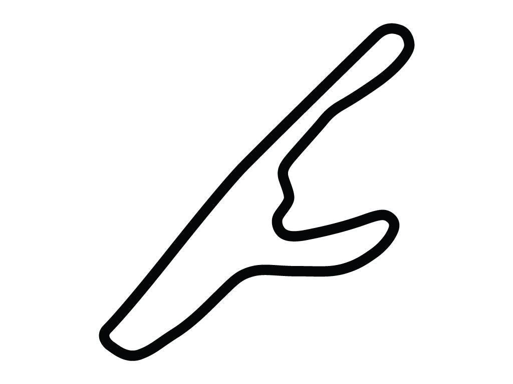 Virginia International Raceway South Course Decal