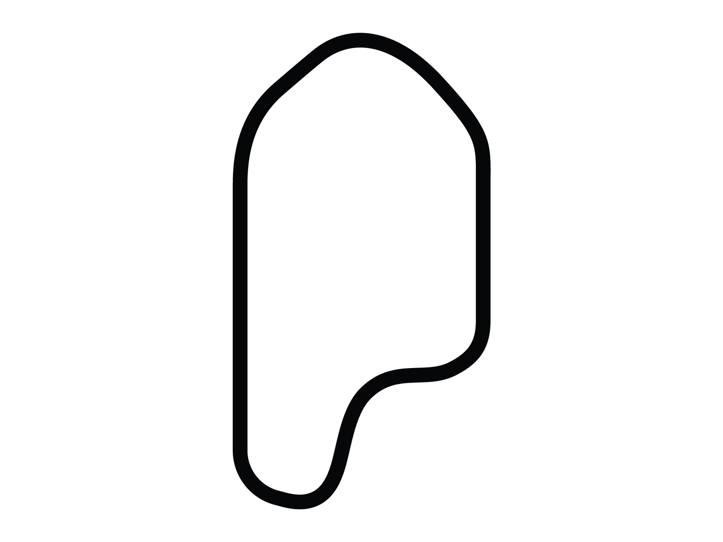 The Podium Club South Course with Chicane Decal