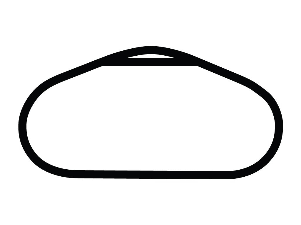 Daytona International Speedway Tri-Oval Decal
