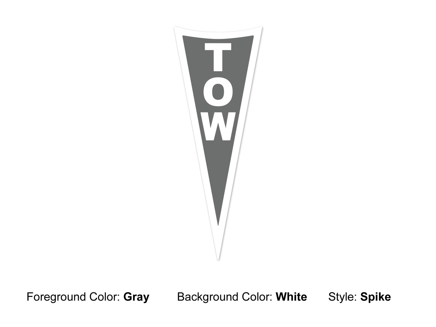 Tow Hook Decal