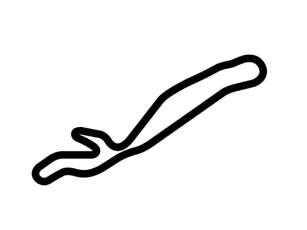 Spokane Raceway Park Long Road Course Decal