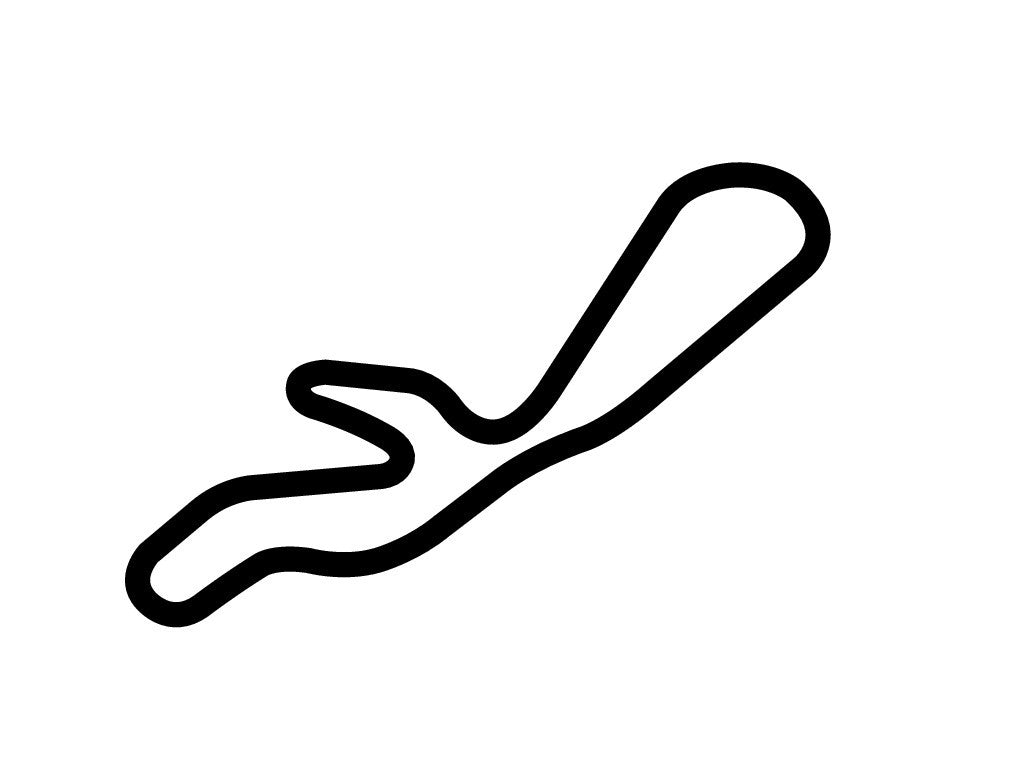 Spokane Raceway Park Short Road Course Decal