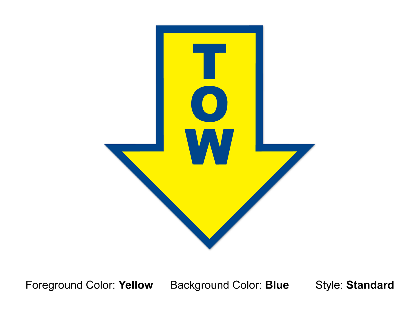 Tow Hook Decal