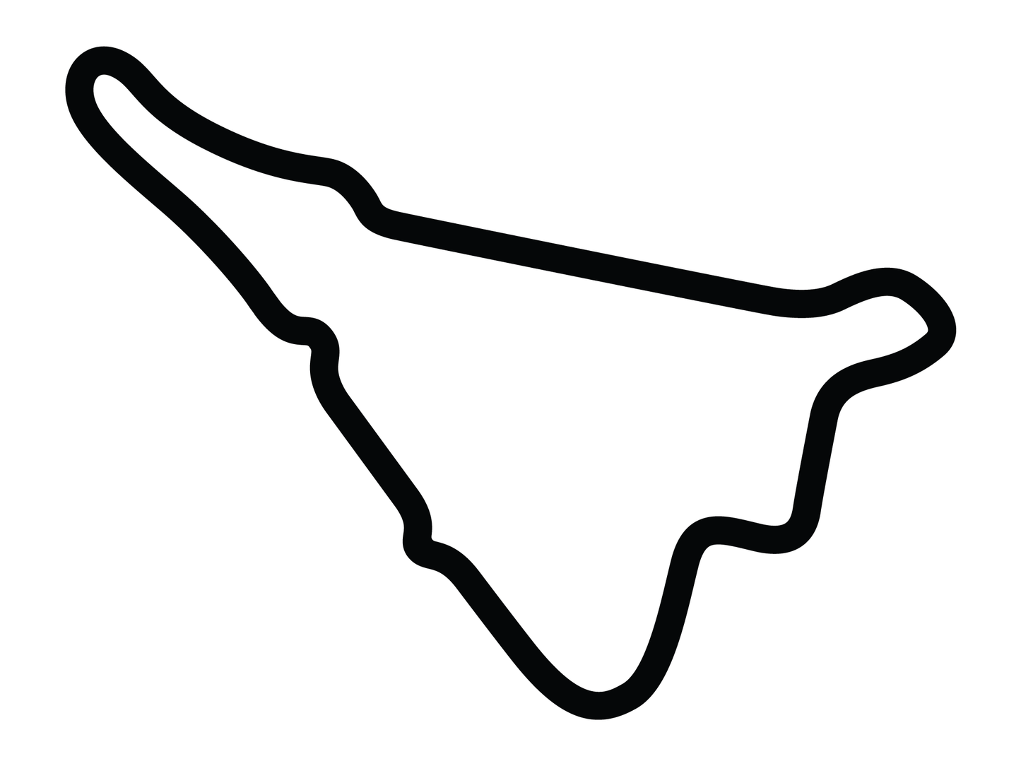 Silverstone Long Stowe Circuit Decal