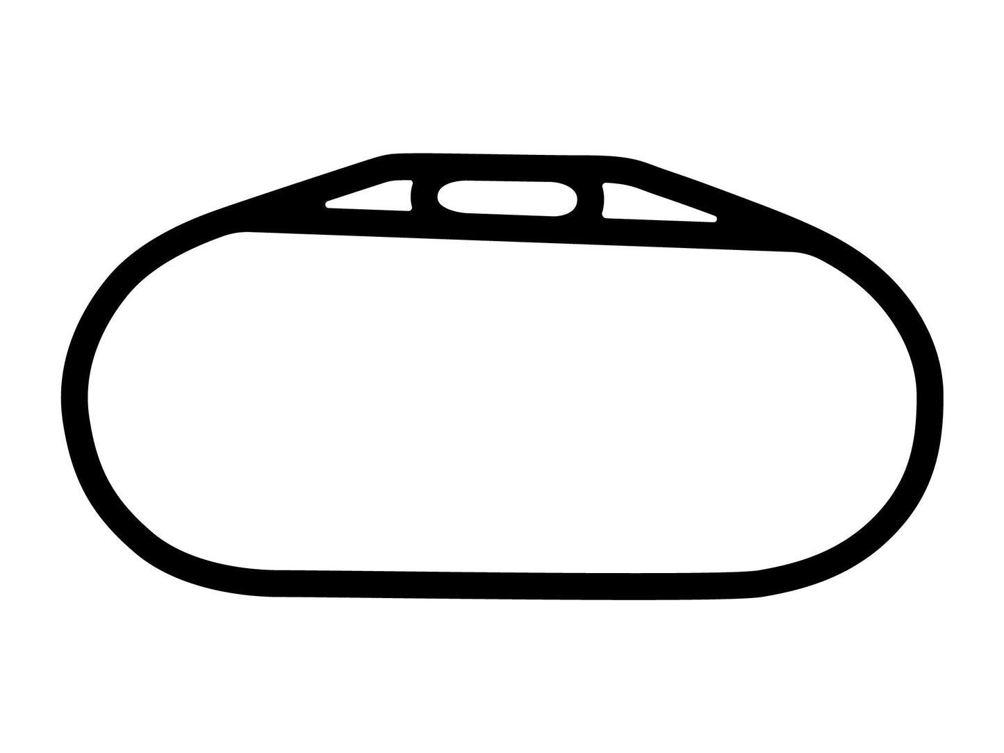 Charlotte Motor Speedway Oval Decal