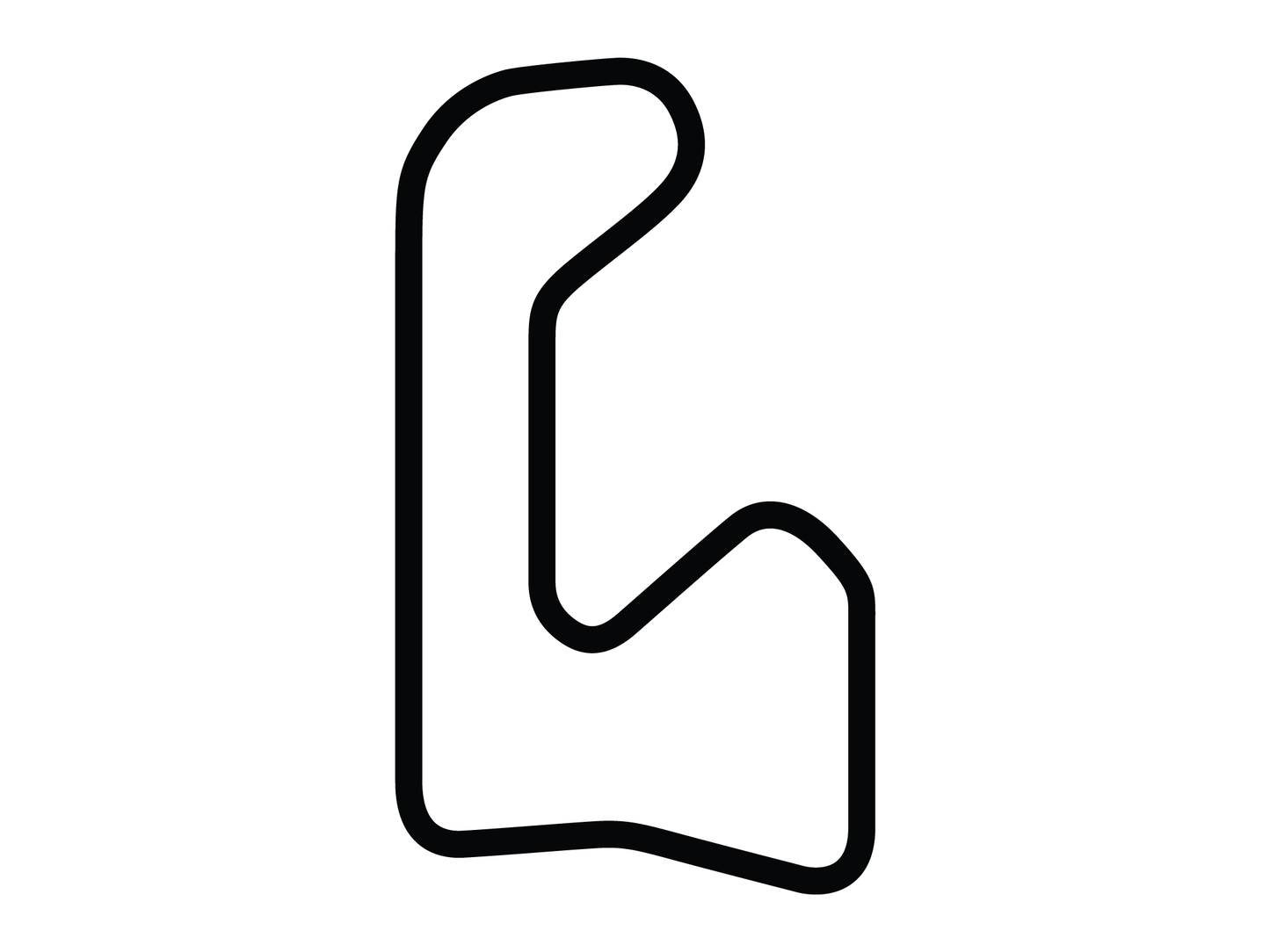 The Podium Club West Course Decal