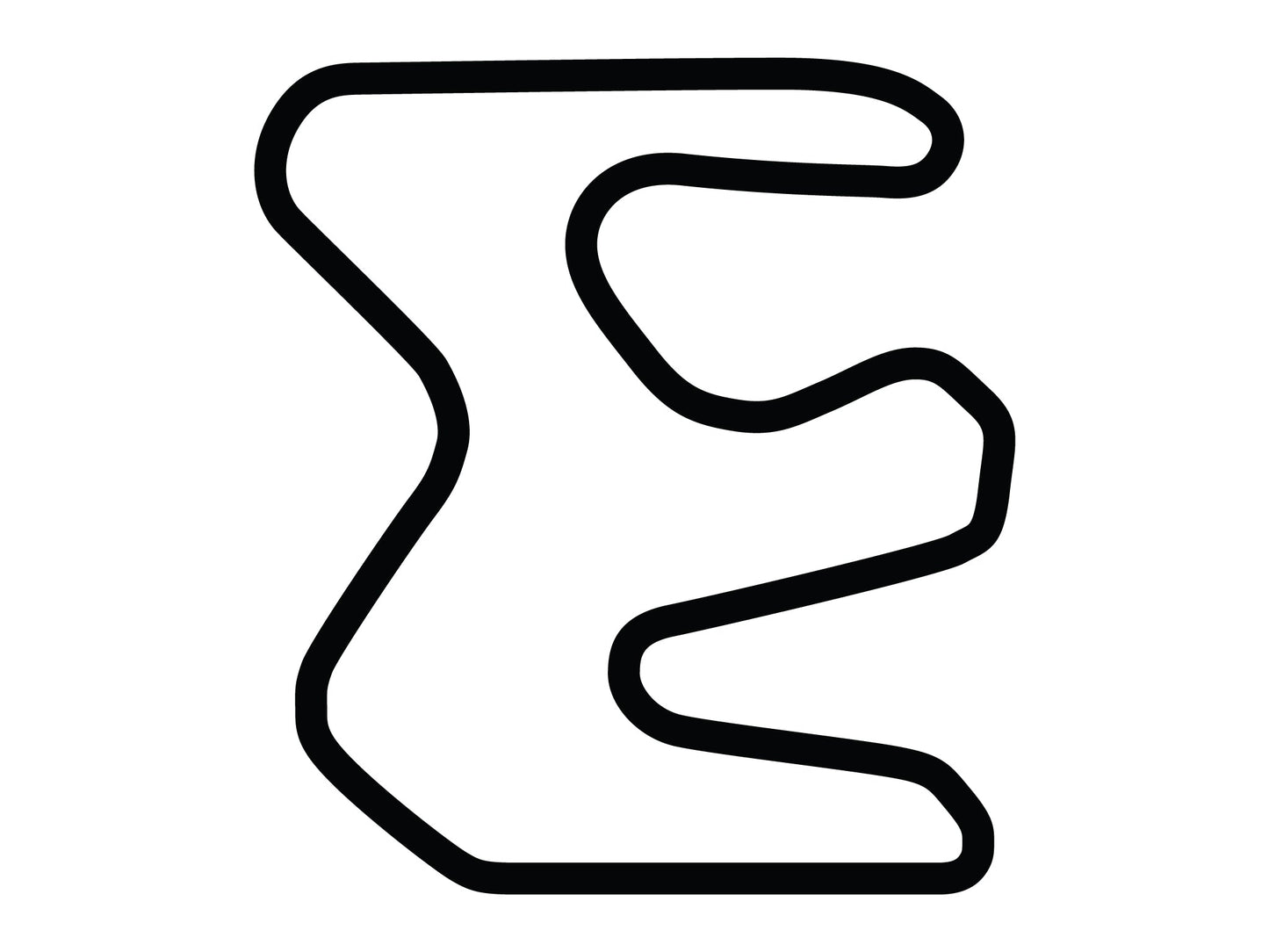 Utah Motorsports Campus West Course Decal