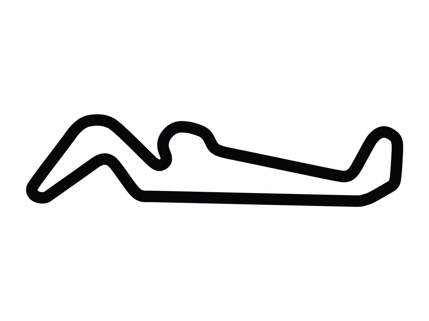 High Plains Raceway West Course Decal