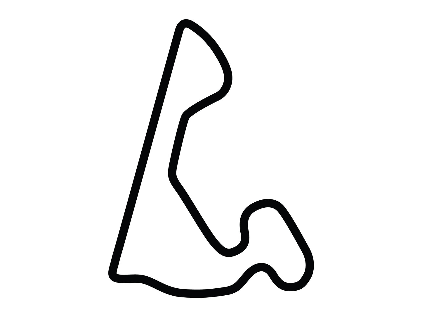 Wild Horse Pass Motorsports Park Firebird West Decal