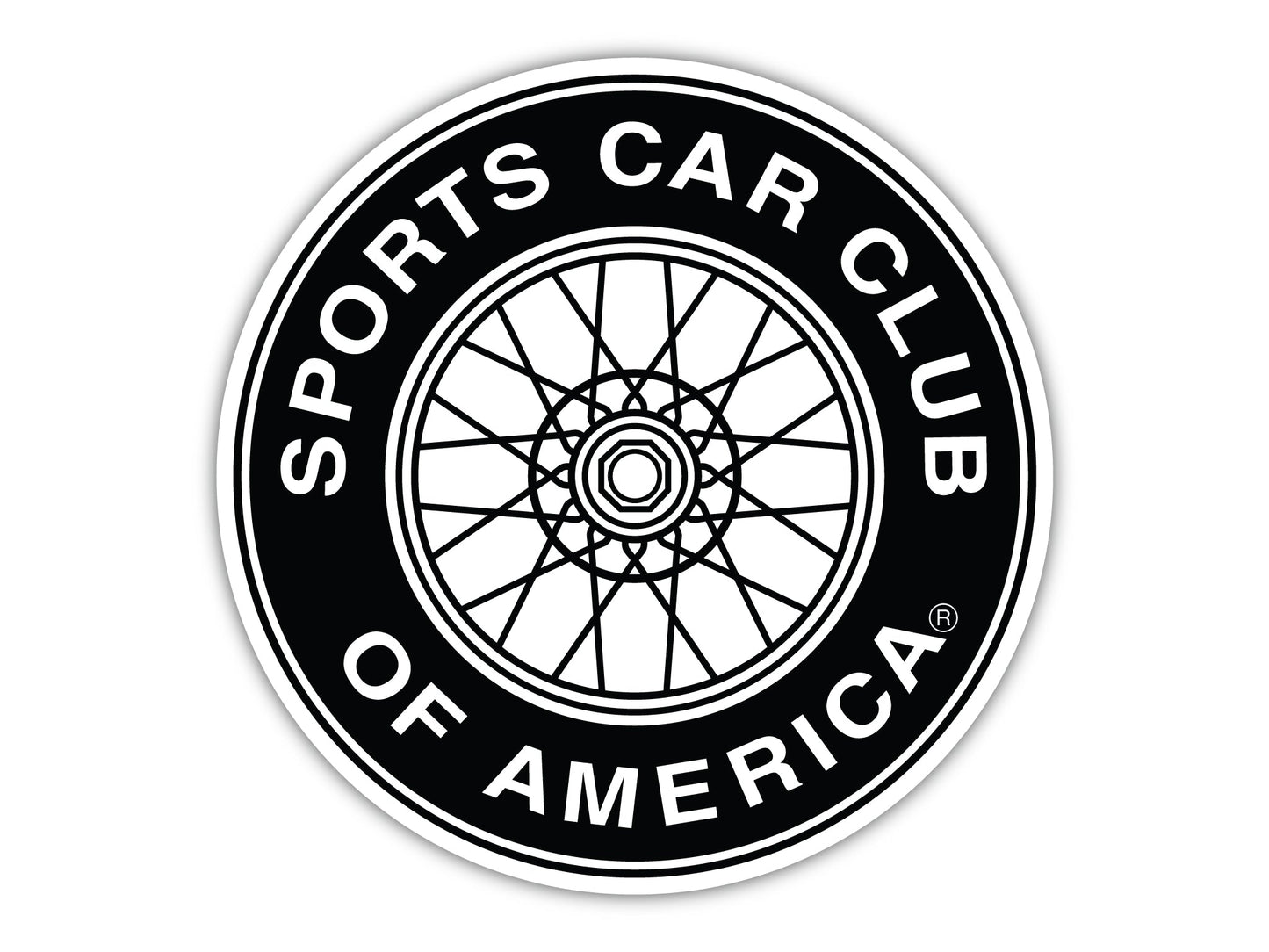 SCCA Wheel Sticker