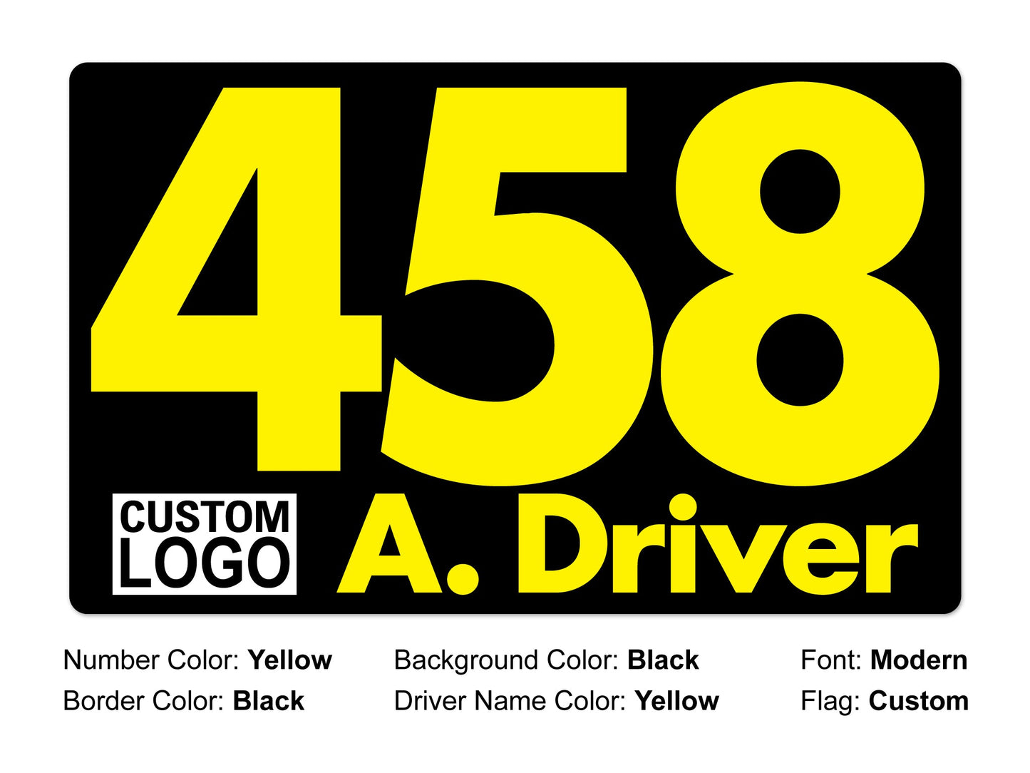 Number Plate - Standard
