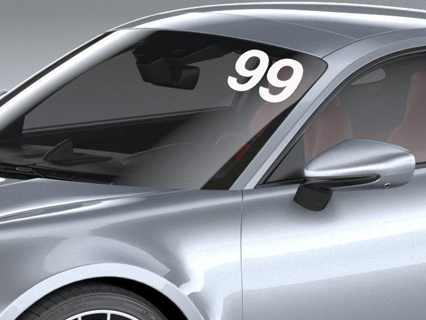 Vinyl Number Decal