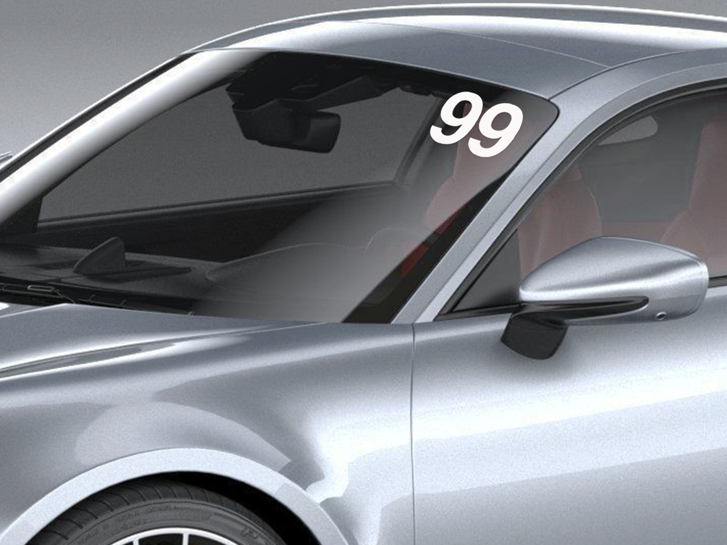 Vinyl Number Decal
